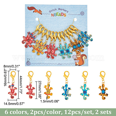 Маркеры петель геккон HJEW-AB00182-1