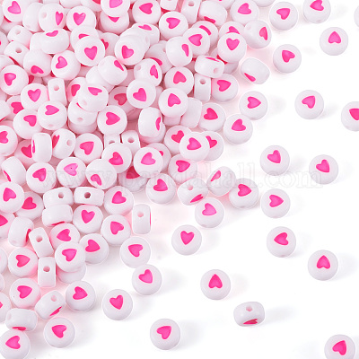 Непрозрачные акриловые бусины X1-MACR-N008-57F-1