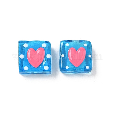 Эмалевые бусины ручной работы в технике лэмпворк LAMP-G147-02J-1