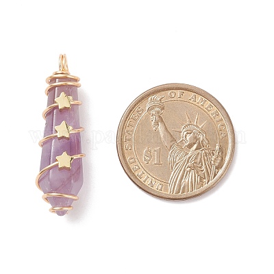 Подвески из натурального смешанного камня PALLOY-JF01703-1