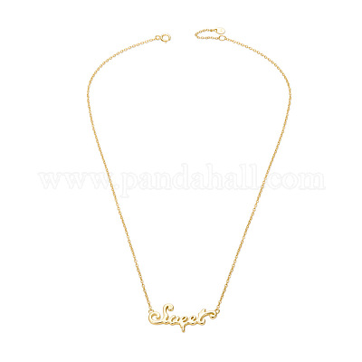 Sweety 925 ожерелье с подвеской из стерлингового серебра с покрытием из настоящего 14-каратного золота JN124A-1