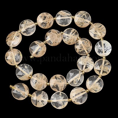 Кофе арбуз камень стеклянные бусы пряди&nbsp;G-A292-A04-01-1