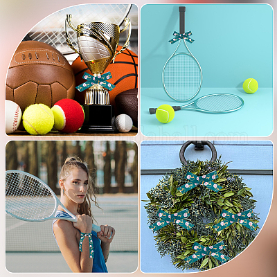 Лента из полиэстера в корсажу длиной 25 ярд с принтом в виде спортивного мяча OCOR-WH20002-03A-05-1