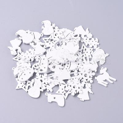 Кулоны из натурального тополя WOOD-D010-13B-1