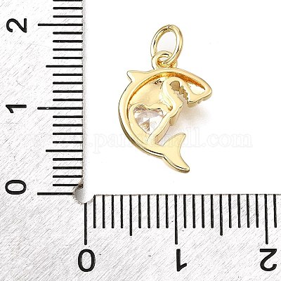 Латунные микро проложить кубического циркония подвески KK-V011-28G-A-1