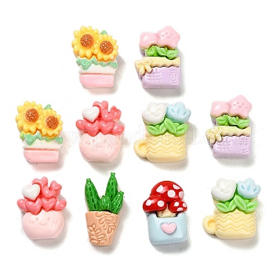 Непрозрачные кабошоны из смолы RESI-I068-05-1