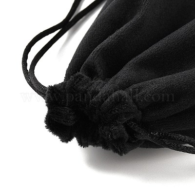 Бархатные мешочки для хранения украшений на шнурке ABAG-P013-02C-01-1