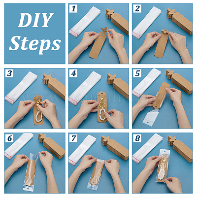 120 шт. Карточки-брелки из крафт-бумаги CDIS-FG0001-66-1