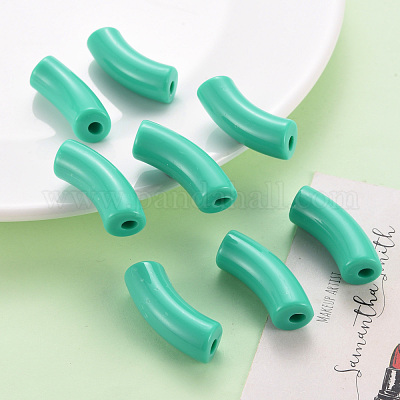 Непрозрачные акриловые бусины MACR-S372-001B-S035-1