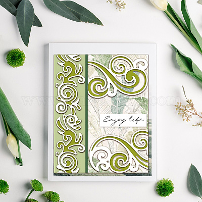 Углеродистая сталь разрезает трафареты DIY-WH0309-1560-1