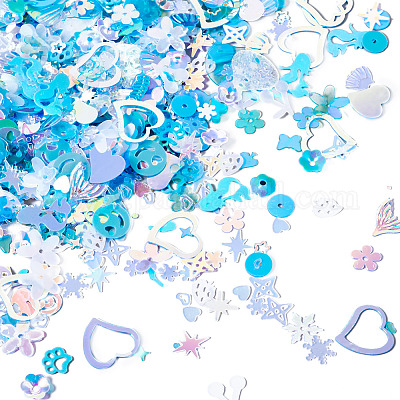 100 г пластиковых пайеток&nbsp;PVC-TA0001-04B-1