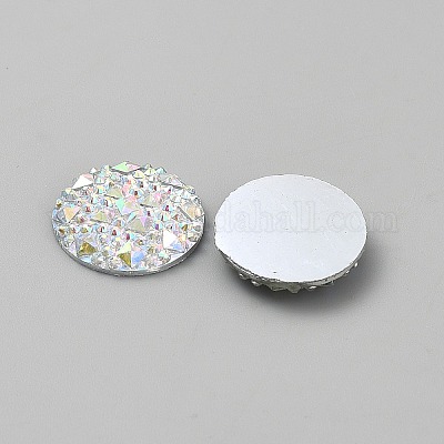 Кабошоны из смолы&nbsp;RESI-WH0038-31B-1