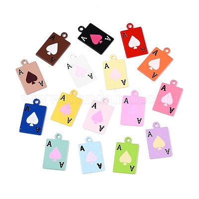 Подвески из окрашенного сплава FIND-N005-73-1