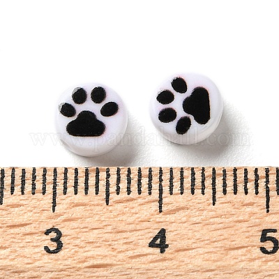 Непрозрачные акриловые бусины OACR-Z027-04A-01-1