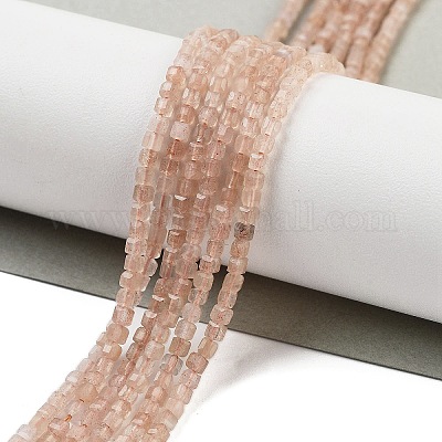 Натуральный Sunstone бисер пряди G-H042-B01-01-1