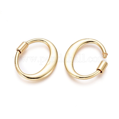 Латунные брелоки с карабином KK-I663-01G-O-1