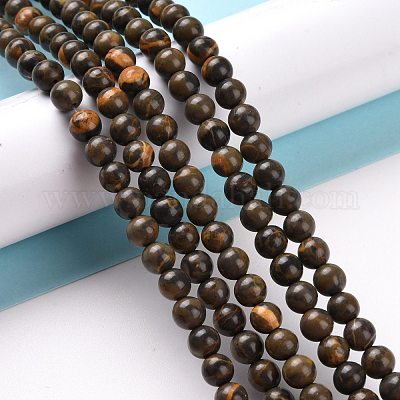 Натуральный кофе яшмы бусы пряди G-L501-05C-1