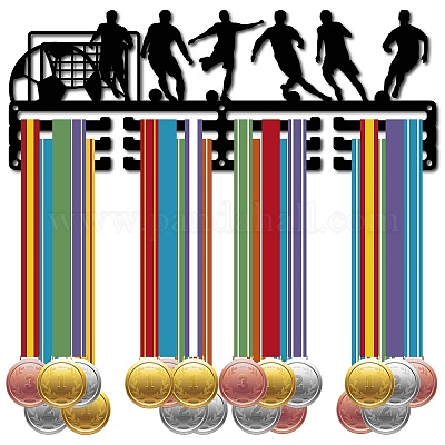 Support de mur d'affichage de support de cintre de médaille de fer de mode&nbsp;ODIS-WH0037-176-1