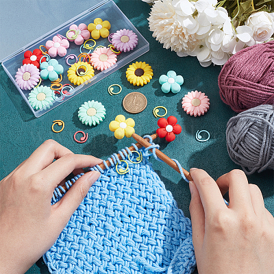 Силиконовые протекторы для кончиков спиц с цветочным узором SIL-NB0001-39-1