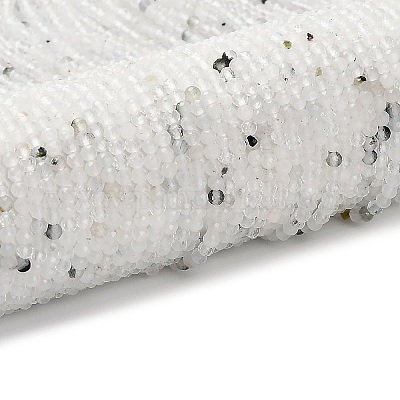 Бусины из натурального радужного лунного камня G-RM2025-A15-2mm-1