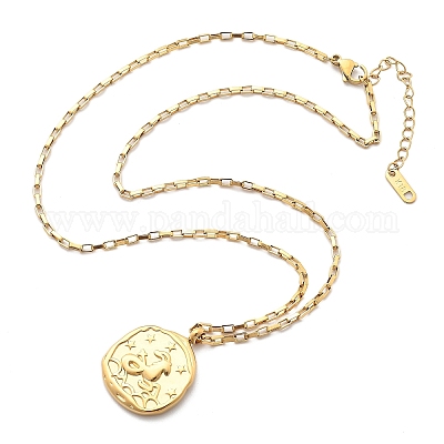 Ожерелья с подвесками в виде созвездий из нержавеющей стали 304 NJEW-K392-01G-10-1