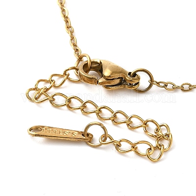 Ожерелья с подвеской в виде крыла сердца из латуни с прозрачным кубическим цирконием NJEW-M080-01G-1