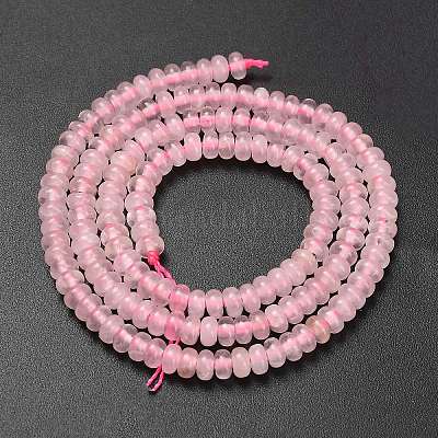 Природного розового кварца нитей бисера G-L635-A07-4x2mm-1