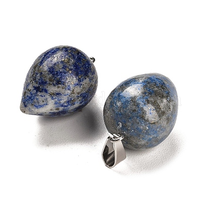 Природный лазурит подвески G-M424-02P-10-1