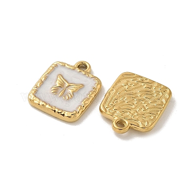 Подвески из нержавеющей стали 304 с эмалью STAS-I322-87G-01-1