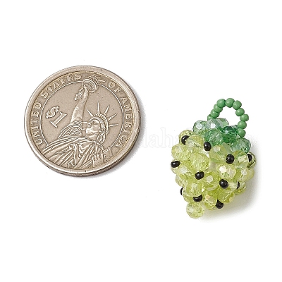 Стеклянные подвески из бисера&nbsp;PALLOY-GD00003-03-1