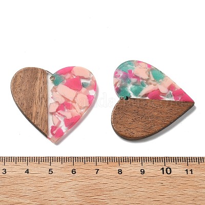 Подвески из смолы и ореха FIND-R051-09B-1