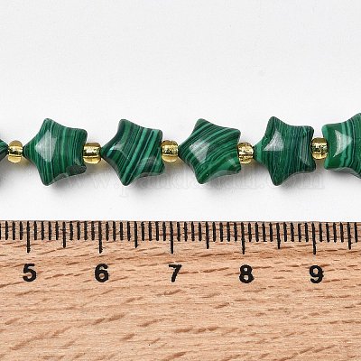 Синтез малахитовые бусины нити G-Z080-A31-10mm-1