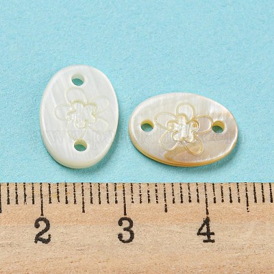 Подвески из натуральной пресноводной раковины SHEL-Q026-01-1