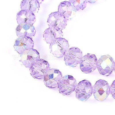 Прозрачные стеклянные бусины EGLA-N016-6mm-03-1