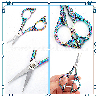 Wholesale SUNNYCLUE 2Pcs Small Embroidery Sewing Scissors Detail Shears  Vintage Sharp Tip Scissor Stainless Steel Scissors for Cutting Fabric Craft  Knitting Threading Needlework Artwork Handicraft DIY Tool 