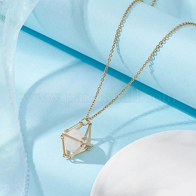 Латунный мешочек для макраме NJEW-JN04450-01-1