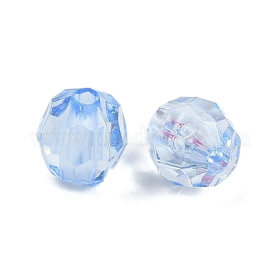 Прозрачные акриловые бусины&nbsp;OACR-Q015-01F-1