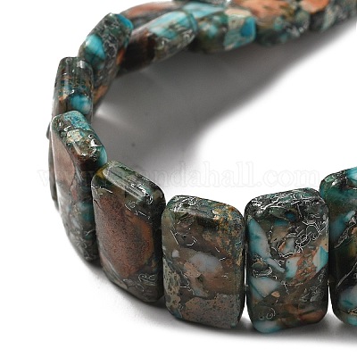 Синтетические имперские нитки из бисера яшмы G-Q050-A01-04-1