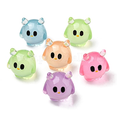 Хэллоуин светящаяся смола призрак украшение дисплея RESI-G070-02L-1