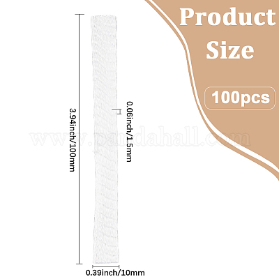 100 шт. PE защитный чехол для кистей для макияжа многоразовый расширяемый сетчатый чехол&nbsp;MRMJ-GF0001-28A-1