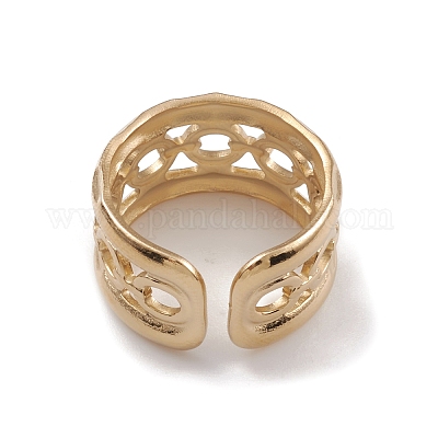 Ионное покрытие (ip) манжетные кольца из нержавеющей стали 304 RJEW-G285-38G-1