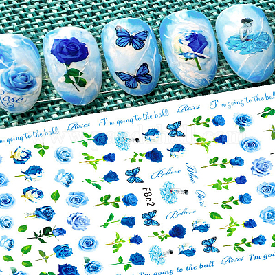 4 лист 4 стиля нейл-арт наклейки декали&nbsp;MRMJ-LP0002-98-1