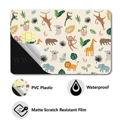 Wasserdichte Kartenaufkleber aus PVC-Kunststoff&nbsp;DIY-WH0432-157-1