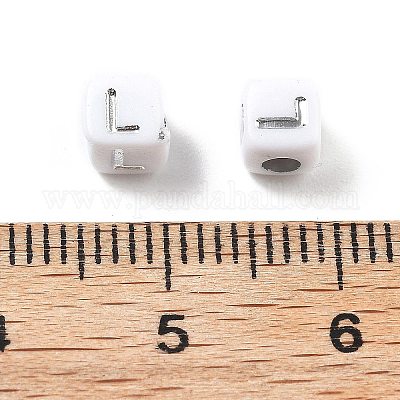 Непрозрачные акриловые бусины OACR-D282-06L-1