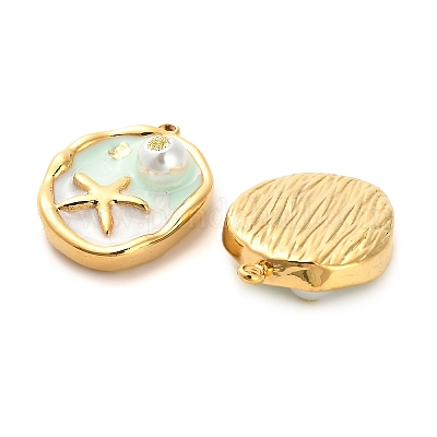 Подвески из нержавеющей стали 304 с эмалью STAS-B084-03G-01-1