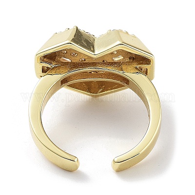 Покрытие стойки в форме сердца RJEW-D020-09G-1