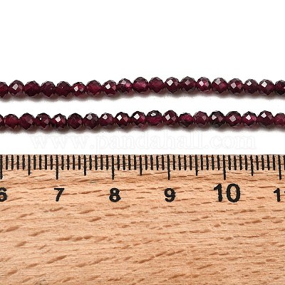 Гранат природный бисер нитей&nbsp;G-I341-09B-01-1