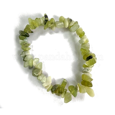 Bracelets extensibles en jade xiuyu naturel&nbsp;PW-WG56138-05-1
