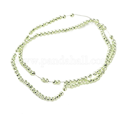 Гальванические нити из синтетических немагнитных гематитовых бусин G-C248-D01-3mm-01-1