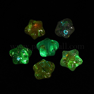 Светящиеся прозрачные шарики из смолы&nbsp;RESI-C070-08-1